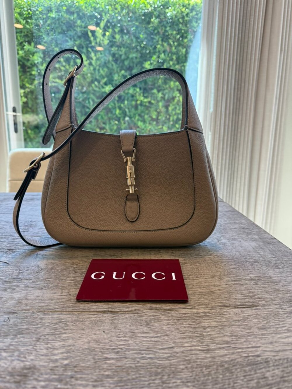 GUCCI Jackie 1961 Small Leather Shoulder Bag